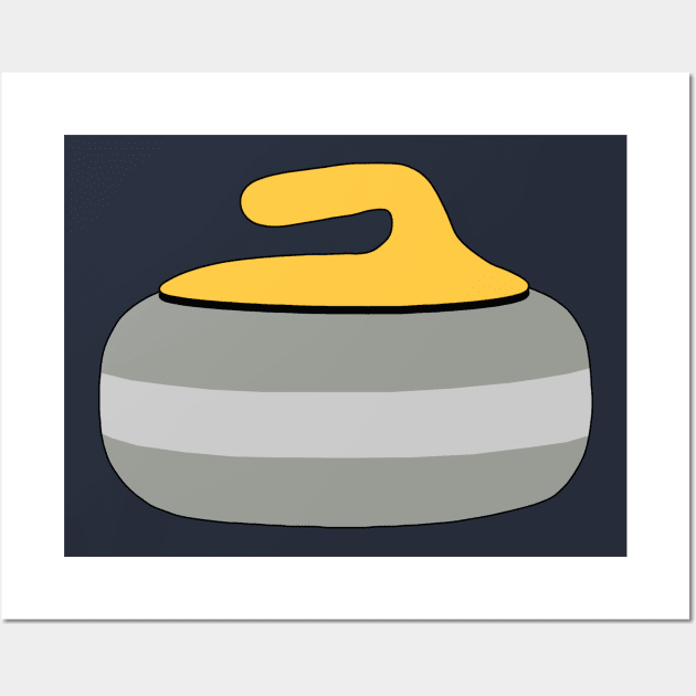 Yellow Curling Rock Wall Art by SaintEuphoria